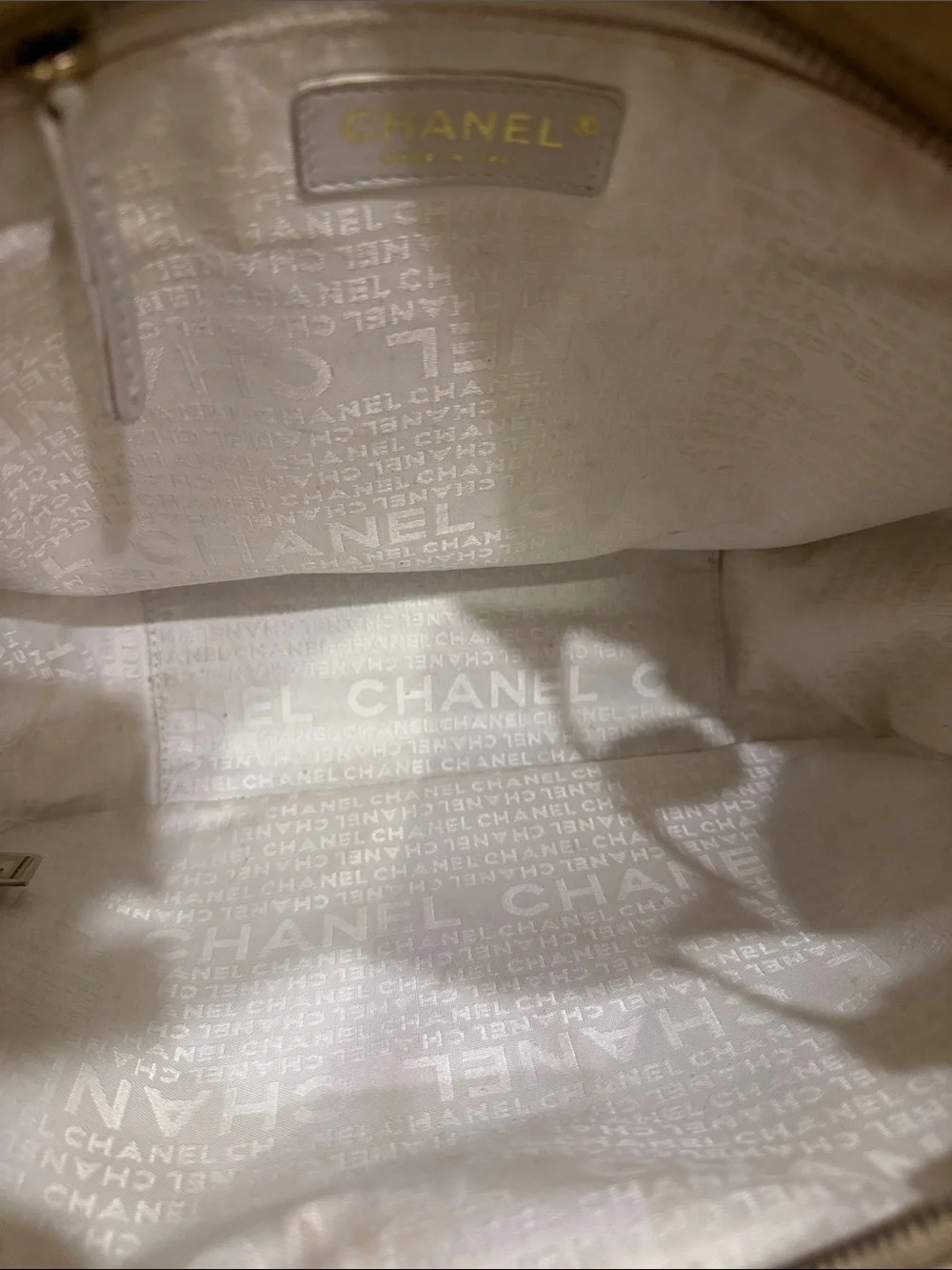 CHANEL canvas tote